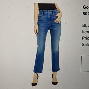 Good American Good Curve high waist ankle jeans